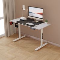 Höhenverstellbarer Tisch Pomona - 110x60cm - Weiß