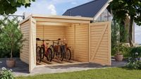 Fahrradgarage XXL Natur