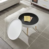 Couchtisch Bongard - 45x60cm - Weiß