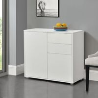 Sideboard Paarl - mit 2 Türen - Weiß matt