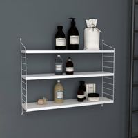 Wandregal Strängnäs - 50x60x15cm - Weiß, matt