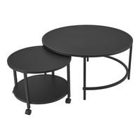 Couchtischset Værøy - Schwarz
