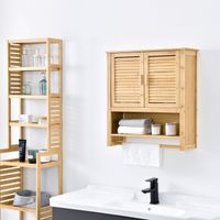 Bambus Badezimmerschrank Tyresö - 66x62x20cm