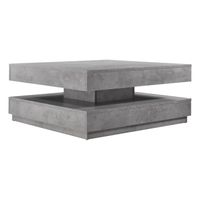 Couchtisch Florenz - 76x76x38cm - Betonoptik