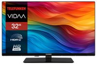 Telefunken Fernseher 32 Zoll Smart TV VIDAA XH32VP750M - HD-Ready Fernseher, HDR TV mit Triple-Tuner