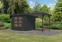 Gartenhaus Galatea 3C im Set anthrazit