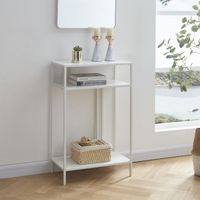 Konsolentisch Kumlinge - 55x30x85cm - Weiß