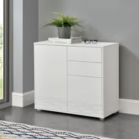 Sideboard Paarl - mit 2 Türen - Weiß hochglanz