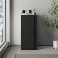 Metallschrank Burläv - 88x40x35cm - Schwarz