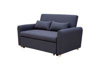 2-Sitzer Sofabett inkl. Kissen - Dunkelgrau