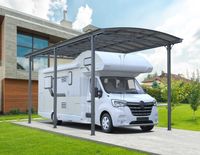 Wohnmobil Carport aus Aluminium, ca. 760 x 360 x 360 cm - Anthrazit