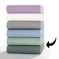 Mako-Fein-Jersey-Spannbetttuch - ca. 90 - 100 x 200 cm