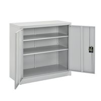 Aktenschrank Molise 90x40x90cm Stahl Lichtgrau