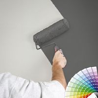 Vliestapete überstreichbar einfarbig 10,05 m x 0,53 m - Weiß - überstreichbare Strukturtapete