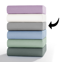 Mako-Fein-Jersey-Spannbetttuch - ca. 180 - 200 x 200 cm