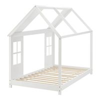 Halboffenes Kinderbett Tostedt 90x200cm Weiß