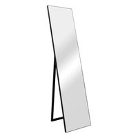 Standspiegel Barletta 150x35 cm neigbar Schwarz