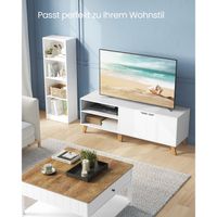 TV-Schrank mit 2 Türen 40 x 140 x 50 cm weiß