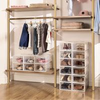 Faltbare Schuhboxen 8er Set