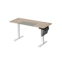 H?henverstellbarer Schreibtisch mit 60 x 140 cm Platte