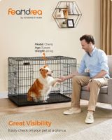 Hundekäfig XL mit 2 Türen
