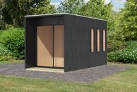 Saunahaus Eliana 2 schwarz