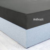 Mako-Feinjersey-Spannbetttuch ca. 180-200 x 200-220 + 40 cm