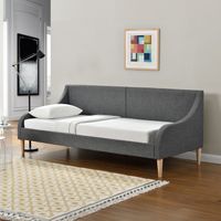 Tagesbett 90x200 cm Dunkelgrau