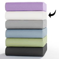 Mako-Feinjersey Spannbetttuch - ca. 140 - 160 x 200 cm