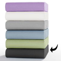 Mako-Feinjersey Spannbetttuch - ca. 180 - 200 x 200 cm