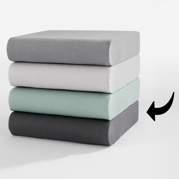 Mako-Feinjersey Topper-Spannbetttuch - ca. 90 - 100 x 200 cm
