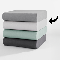 Mako-Feinjersey Topper-Spannbetttuch - ca. 90 - 100 x 200 cm 