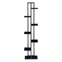 Pflanzregal Somero Metall 150x34x21cm Schwarz