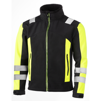 Warnschutz-Softshelljacke für Herren