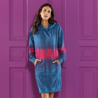 Sweat-Kapuzenkleid für Damen
