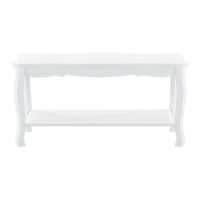 Couchtisch Pearl 88x40x42 cm Weiß