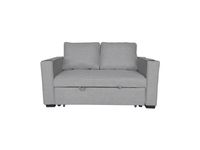 2-Sitzer Sofabett inkl. Kissen - Hellgrau