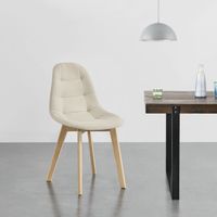 Esszimmerstuhl Kopparberg 2er-Set Beige