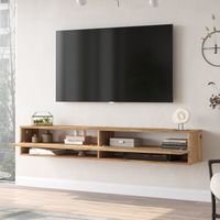 Fernsehtisch Laitila 180x31,5x29,5cm Eiche rustikal