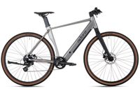 ADORE E-Citybike 28" Alu Urban Bike Stadtfahrrad UBR-770 Heckmotor 30NM / 10Ah Stahlgrau matt