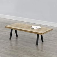 Tischgestell Mariager 2er-Set Stahl 42x40cm Schwarz