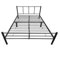 Metallbett Laos 160x200 cm Schwarz