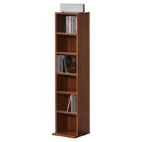 Standregal Tynset CD Regal mit 6 Fächern Walnussimitat