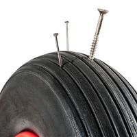 Schubkarrenrad Set "Pannensicher" aus PU-Schaum