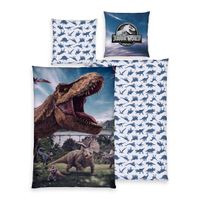 Jurassic World Bettwäsche Größe 80x80 + 135x200 cm