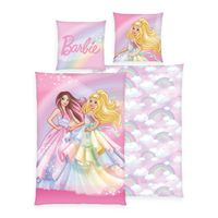 Barbie Bettwäsche Größe 80x80 + 135x200 cm