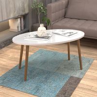 Couchtisch Sindal 41 x 90 x 50 cm Weiß