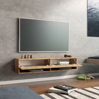 Fernsehtisch Laitila 140x31,5x29,5cm Eiche rustikal