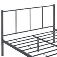 Metallbett Laos 140x200 cm Dunkelgrau