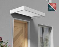 Vordach Sophia 1600 Alu Weiss 95x160cm